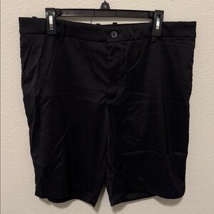 Nike Men's Black Flat Front Shorts